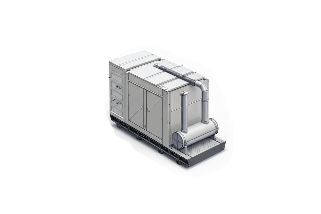 500-630 kVA Jeneratör Kabini | Size H=2900 L=3700 W=1700
